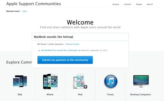 grafica forum Apple