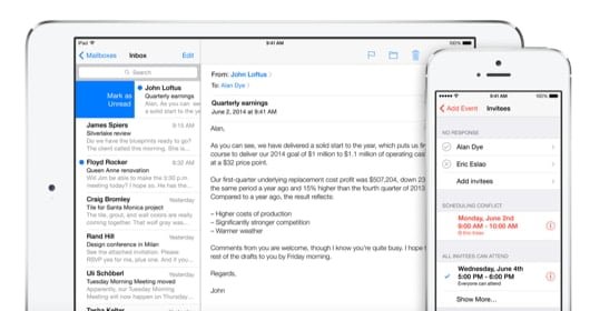 iOS 8 aziende
