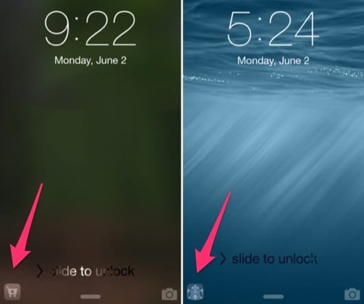 La Lockscreen in iOS 8 diventa utile con la geolocalizzazione 1 lockscreen iso 8