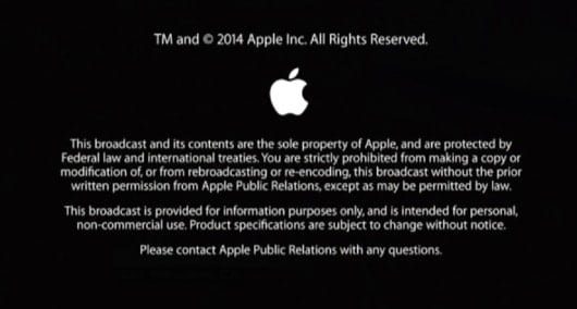 streaming Apple WWDC 2014