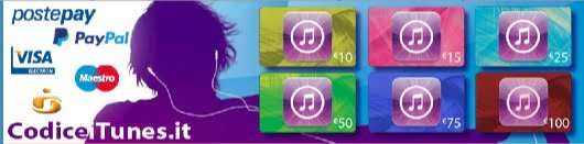 Carte Regalo iTunes