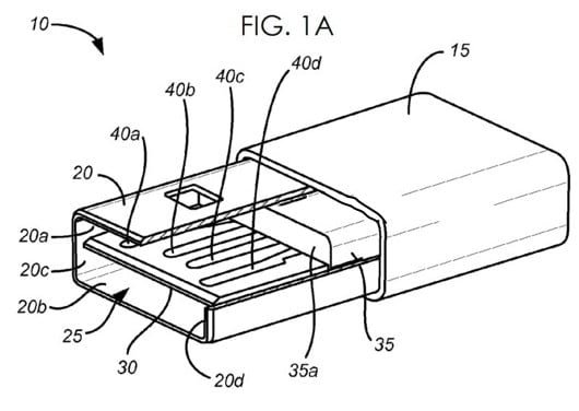 Apple brevetta l'uscita USB che funziona in ogni senso 1 brevetto USB reversibile