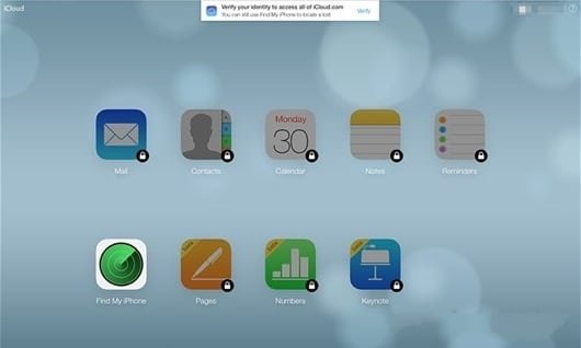 iCloud doppio fattore