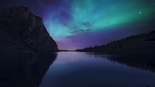 Nightfall at Lake Aurora