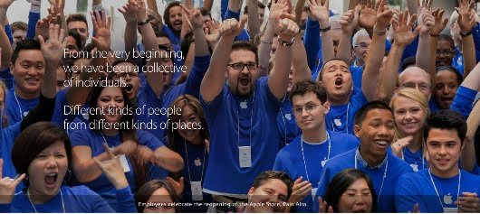 diversita dipendenti Apple