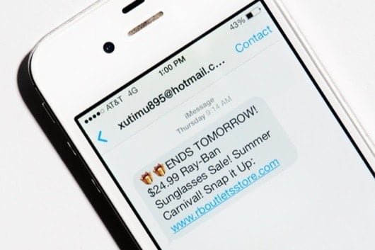 iMessage spam