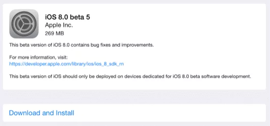 Disponibile iOS 8 beta 5 e Yosemite beta 5 1 iOS 8 beta 5