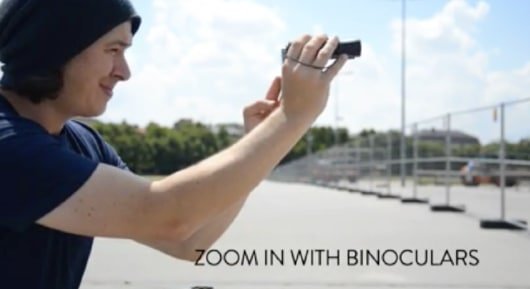 iPhone zoom