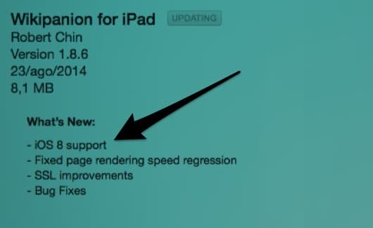 supporto iOS 8