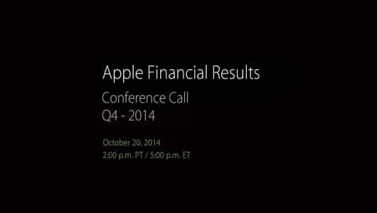 Q4 2014 Apple