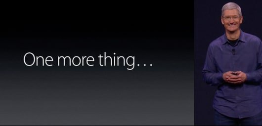 One more thing