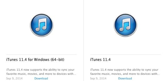 iTunes 11.4