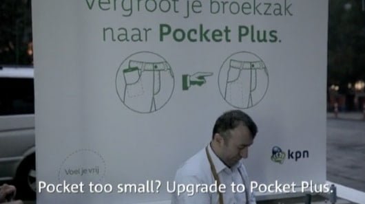 Tasche più grandi per iPhone 6 Plus nel virale di KPN 1 tasche iPhone Plus