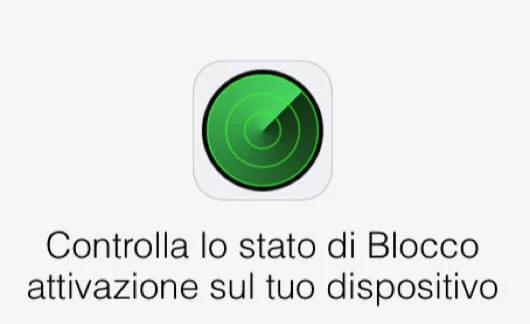 Blocco attivazione