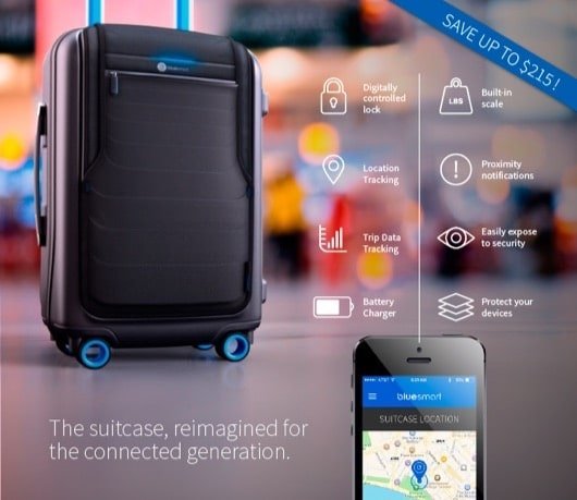 Bluesmart, il trolley che conversa con l'iPhone 1 Bluesmart