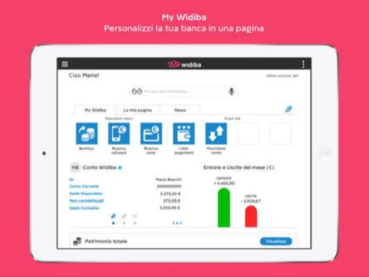 Widiba e la sua applicazione per iPhone e iPad 2 Widiba