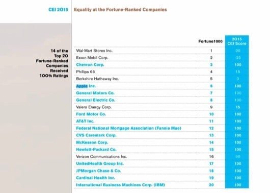 HRC Corporate Equality Index