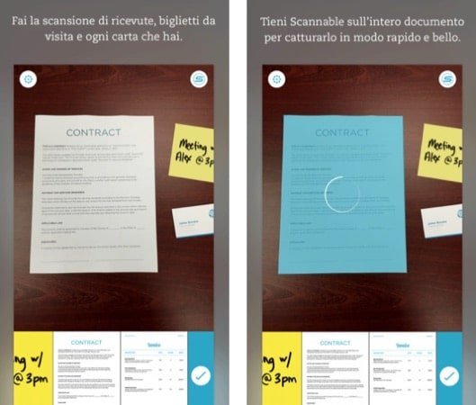 Evernote Scannable, l'app per la scansione dei documenti di Evernote 1 Evernote Scannable