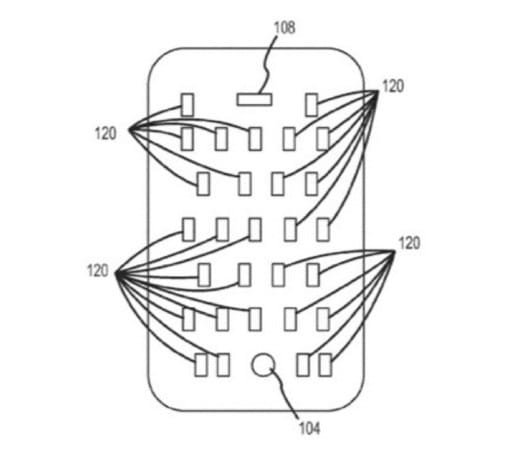 brevetto sensori schermo