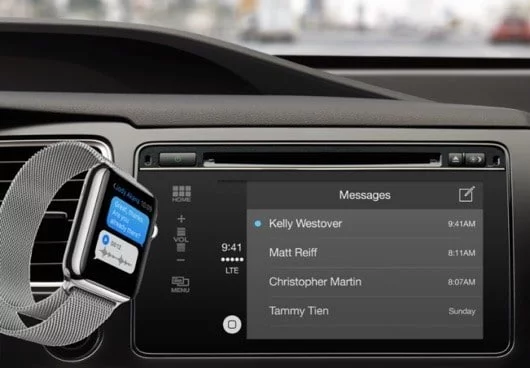 WSJ: è vero, Apple lavora all'auto elettrica 1 Apple Watch auto 530x3681