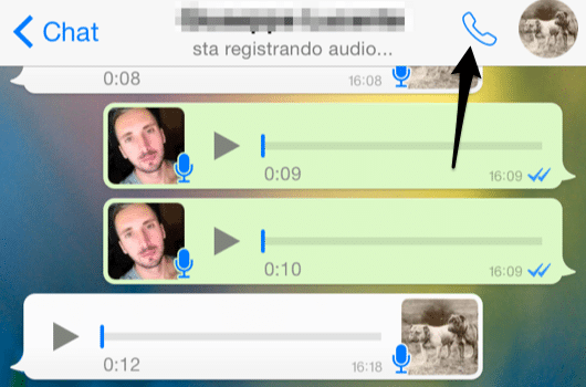 Whatsapp chiamate