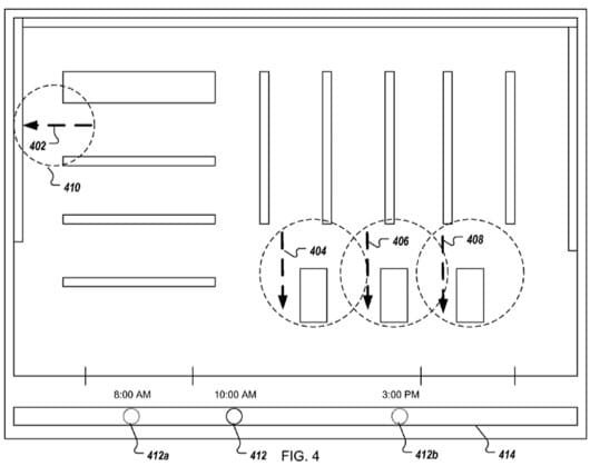 Apple brevetta il rilevamento del traffico da interni 1 brevetto mappatura interni