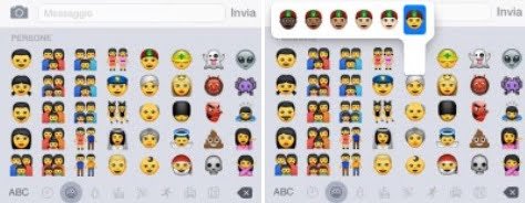 emoji multietniche