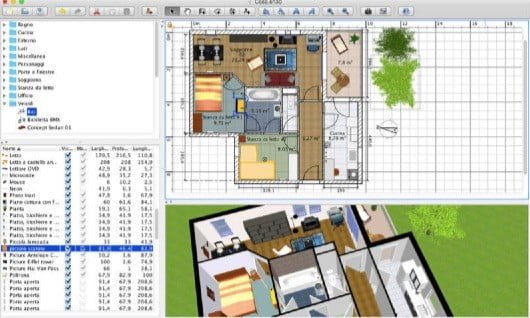 Sweet Home 3D, un'app per disegnare le piantine di casa in 3D 1 Sweet Home 3D