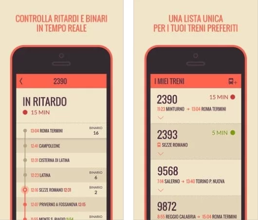 Trenotify, un'app per sapere binario ed eventuale ritardo del treno 1 Trenotify
