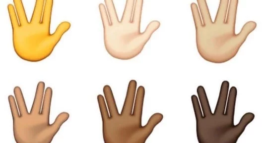Come usare l'emoji del saluto vulcaniano di Spock 1 emoji Spock