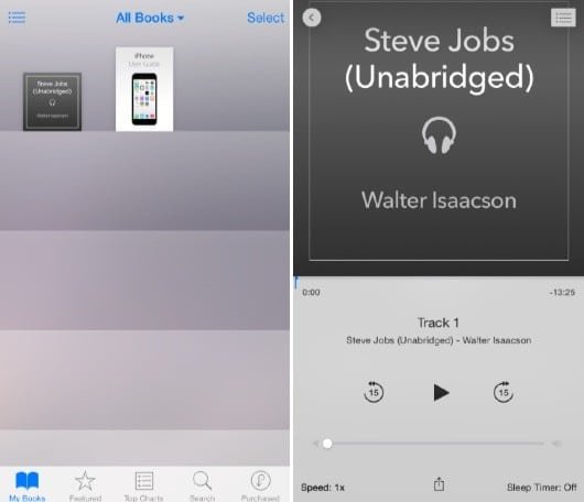 iOS 8 4 audiolibri