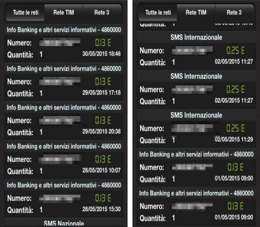 Gli SMS vivono ancora nella versione Premium che ci prosciugano 1 SMS