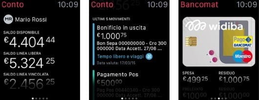 L'app di Widiba per Apple Watch, il primo passo verso il futuro 1 Widiba Apple Watch