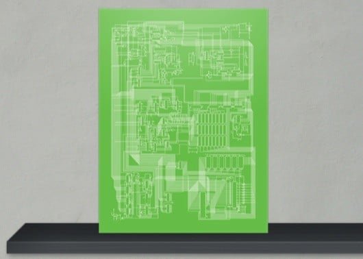 Il poster con lo schema della scheda madre dell'Apple II 1 poster Apple II