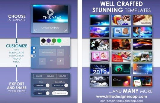 Intro Designer for iMovie