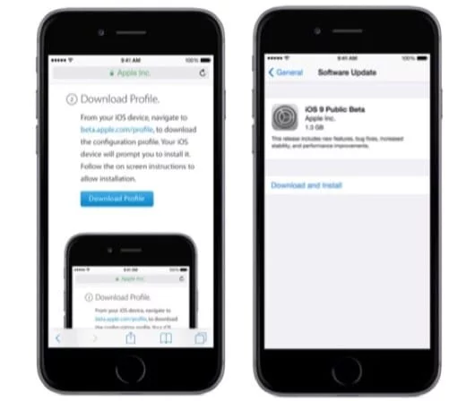 Rilasciato iOS 9 e OS X 10.11 beta pubblica 1 iOS 9 beta pubblica