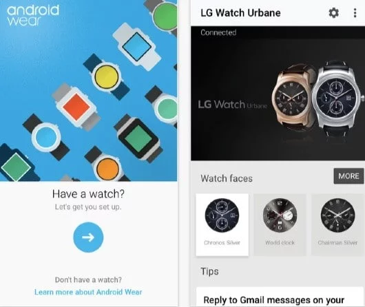 L'app di Android Wear è finalmente disponibile per iOS 1 Android Wear iOS