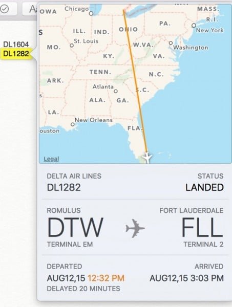 Info voli aerei El Capitan
