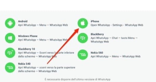 WhatsApp Web iPhone