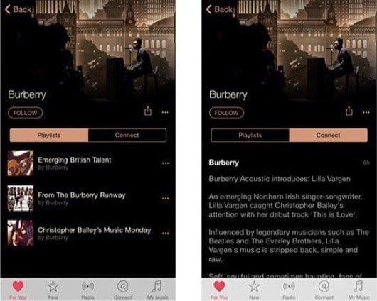 playlist Burberry