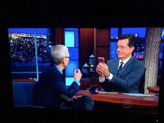 Tim Cook The Late Show