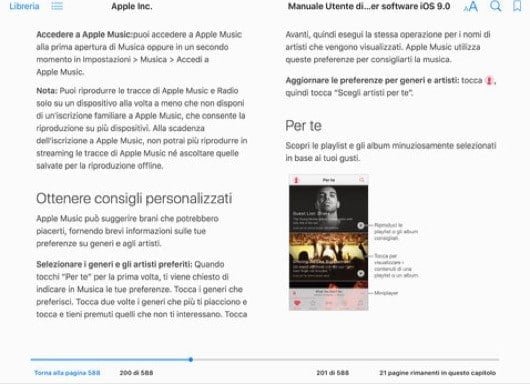 manuale iOS 9