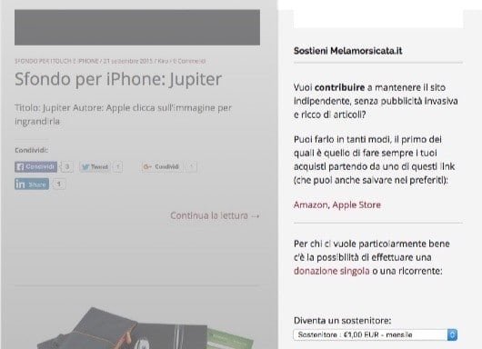 sostieni Melamorsicata