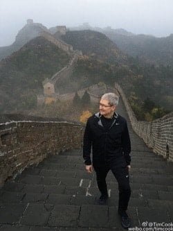 Apple renderà le sue strutture cinesi ecosostenibili entro il 2020 1 Tim Cook Cina