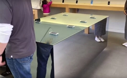 tavolo touchscreen iPhone 6s