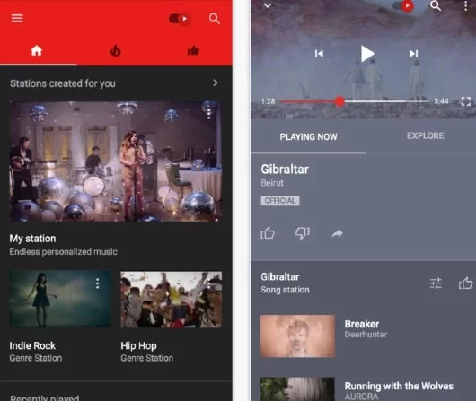 Youtube Music è la nuova app per Youtube Red 1 YouTube Music