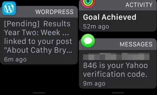 icone notifiche Apple Watch