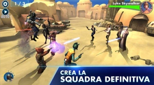 Star Wars Galaxy of Heroes disponibile per iOS 1 Star Wars Galaxy of Heroes