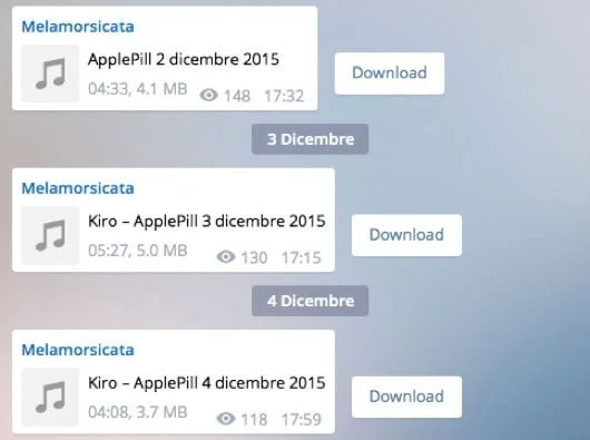 Il canale di Melamorsicata su Telegram 1 Telegram