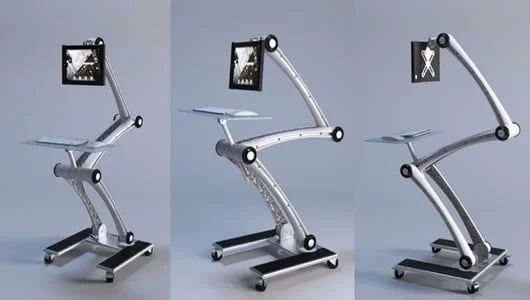 The Zstand, una scrivania pieghevole per iPad 1 The Zstand